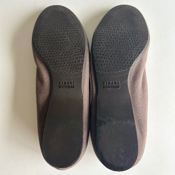 Stuart Weitzman Brown Genuine Leather Ballet Flats size 8.5 - Picture 10 of 16